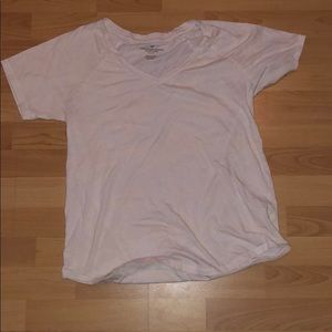american eagle white v neck